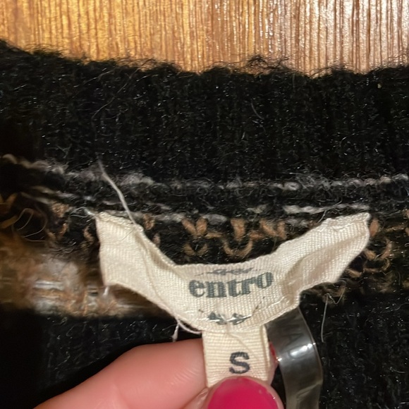 •ENTRO•URBAN OUTFITTERS LEOPARD PRINT  KNIT CREWNECK SWEATER SIZE SMALL EUC - Picture 7 of 7